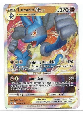Lucario VSTAR SWSH214 SWSH: Sword & Shield Promo Cards Holo Pokemon TCG - NM - Image 1 of 2