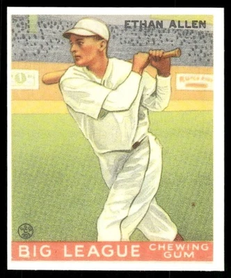 Ethan Allen 1983 Goudey Big League Gum REPRINT Baseball Card #46 (NM) - Image 1 of 2