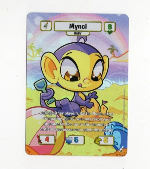 Foil - Neopets Battledome TCG 25th Anniversary Baby Mynci - Image 1 of 1
