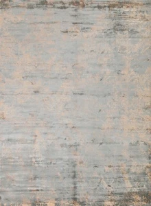 Modern Abstract Area Rug 8x10 ft Handmade Wool for Living Room Bedroom - Picture 1 of 20