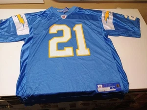 Camiseta deportiva para hombre LaDainian Tomlinson #21 Reebok Chargers L azul NFL vintage - Imagen 1 de 5