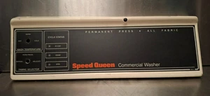 Washer 36521QP Control Panel ALMOND Decal Label, for SPEED QUEEN. P/N: 38941 - Picture 1 of 3