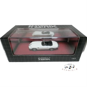 Matrix 1:43 Jaguar E-Type Frua 1964 white open top modified sports car model - Picture 1 of 7
