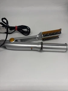 InStyler Rotating Hair Straightening Curling Hot Iron 1 1/4" IS1001 Tested Works - Picture 1 of 4