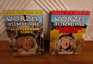 DVD - X2 Worzel Gummidge Jon Pertwee DVD Boxsets Bundle Collection PAL UK R2  - Bild 1 von 3