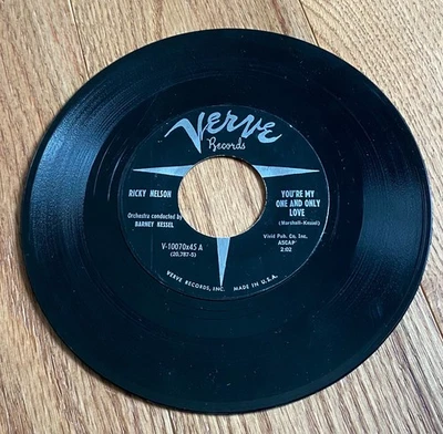 Ricky Nelson You're My One and Only Love, Honey Rock #10070 очень хорошее состояние+!!! - Изображение 1 из 2