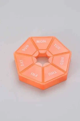 PILLBOX Daily Pill Box 7 Day Week Weekly Organiser Storage Medicine Tablet Dispenser UK