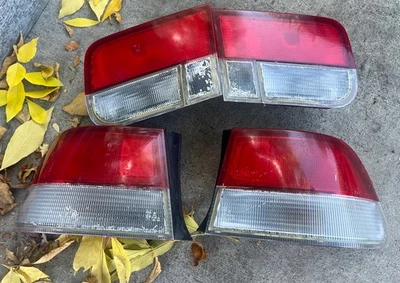 Juego de luces traseras Honda Civic Coupe EM1 1999 2000 genuino OEM Foto 1 de 4