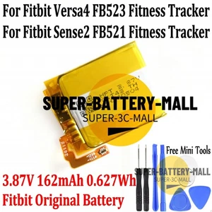 Batería original de 162 mAh para rastreador de ejercicios Fitbit Sense2 batería Fitbit Versa4 - Imagen 1 de 3