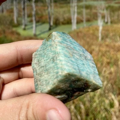 High Quality Blue Amazonite Rough Chunk 4.91 Oz - Image 1 of 4