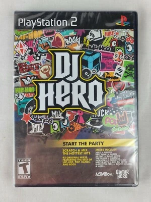 Playstation 2 DJ Hero PS2 Game Only 90 Plus Songs Brand New Factory Sealed - Image 1 of 4