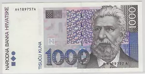 Kroatien / Croatia P.35 1000 Kuna 1993 UNC. - Bild 1 von 2