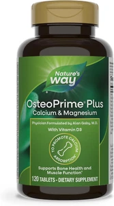 Nature's Way Osteoprime plus Calcium & Magnesium, Bone & Muscle, 120 Tablets - Picture 1 of 7