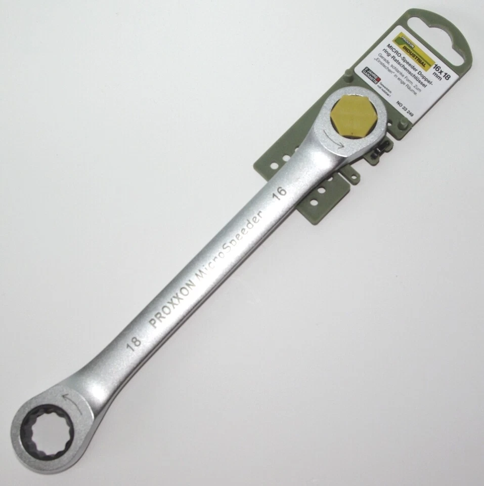 PROXXON MicroSpeeder Doppelringschlüssel Ratschenschlüssel AUSWAHL 8x9 - 22x24mm - Bild 1 von 1