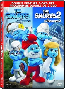DVD Double Feature The Smurfs & The Smurfs 2 (DVD, 2015) Bilingual Movie - Picture 1 of 1