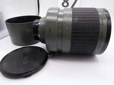 SUPER Sigma 600mm F8 Lens Fits Pentax PK Digital SLR Astro Sports Mirror Birds - Image 1 of 4