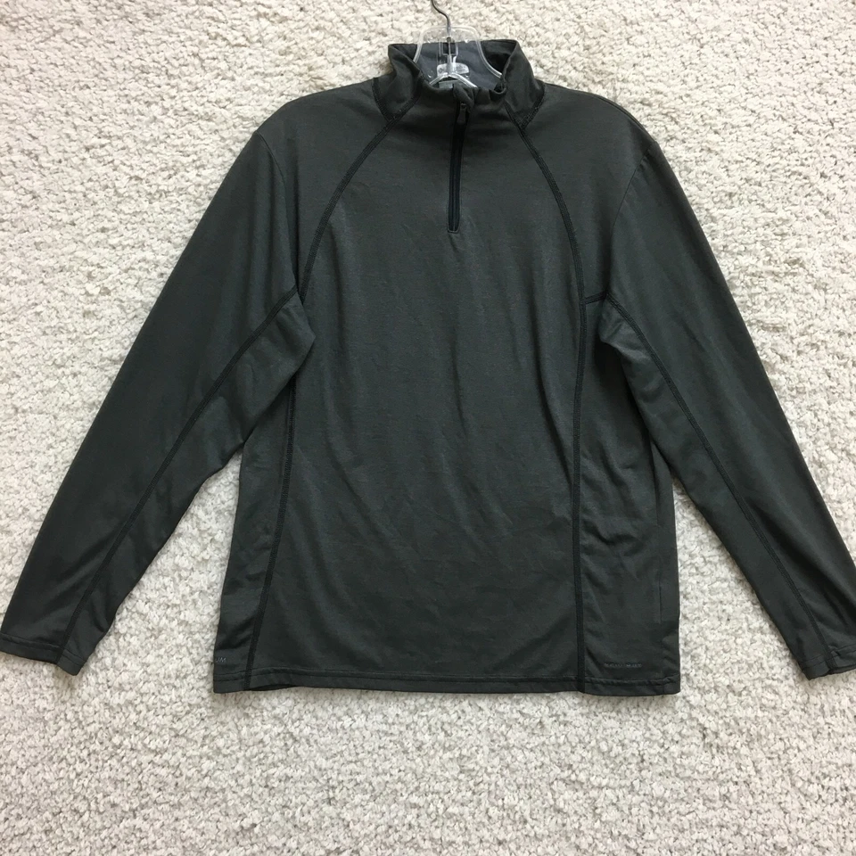 Camisa Columbia Titanio Grande Adulto Gris Omni Seca 1/4 Cremallera Manga Larga Mujer L Foto 1 de 4