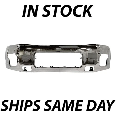 NEW Chrome Steel - Front Bumper Face Bar Replacement for 2004-2015 Nissan Titan - Image 1 of 4