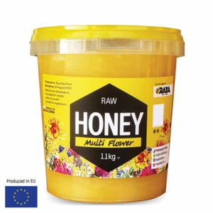 1.1KG MULTI FLOWER PURE RAW ORGANIC RUNNY HONEY UNFILTERED UNHEATED - Picture 1 of 2