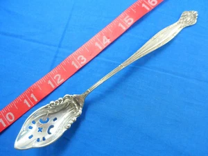 6-5/8" Handtuch Empire Antik Sterlingsilber Olive Servierlöffel 1894 schön - Bild 1 von 5