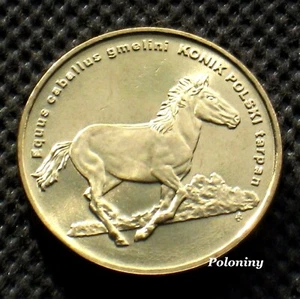 COMMEMORATIVE COIN OF POLAND - ANIMALS OF THE WORLD HORSE - KONIK TARPAN (MINT) - Picture 1 of 2