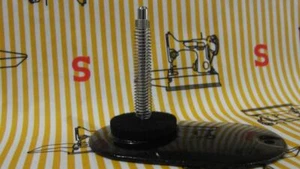 NEW SPOOL PIN SPRING & BLACK FELT - SUPERIOR QUALITY - 221, 221K, 222, 301 - Picture 1 of 1