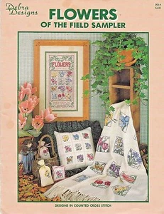 Debra Designs, #DDL-4, Flowers of the Field Sampler - Leaflet - Picture 1 of 1