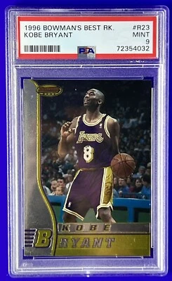 1996 年 Bowman’s Best Kobe Bryant PSA 9 — 第 1/2 张图片