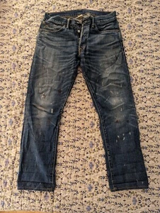 Ralph Lauren RRL Lightweight Japanese Selvedge Denim Low Straight Jean Sz 29x30 - Picture 1 of 8