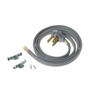 Wäschetrockner Netzkabel 3 Zinken Draht 30 Amp 5' Fuß 10/3 Stärke Draht Schwerlast - Bild 1 von 1