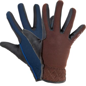 Guanto equitazione HKM Softshell VELLUTO invernale - Foto 1 di 3