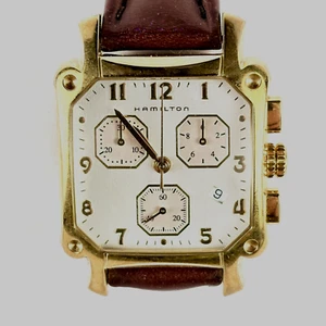 Hamilton 6318 Lloyd Chronograph Watch ORIGINAL leather band - Picture 1 of 9