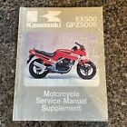  1987 EX 500 GPZ500S OEM Kawasaki Motorcycle Service Manual