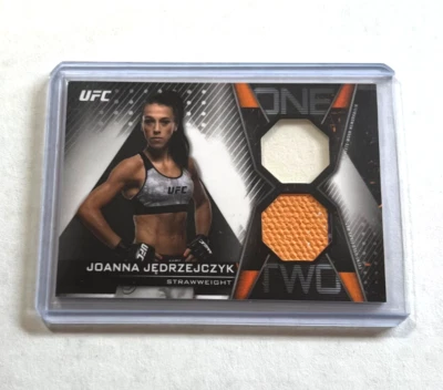 2019 Topps UFC Knockout Joanna Jędrzejczyk #CR-JJ Dual Relic Parallel /75 - Image 1 of 4