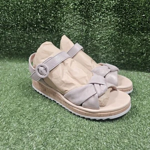 Paul Green superweiche metallisch graue Riemchensandaletten Damen 6,5/US 9 - Bild 1 von 9