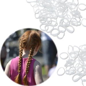 Haarhaken durchsichtig Gummibänder Bommeln Hochzeit Mädchen Tanz Accessoire Zöpfe - Bild 1 von 3