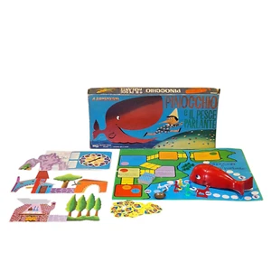 Gioco In Scatola Pinocchio e il Pesce Parlante Vintage Editrice Giochi - Foto 1 di 21
