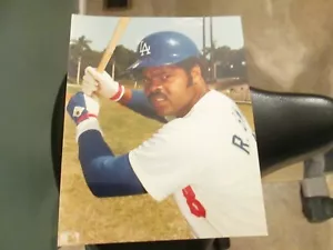 Vintage 8 x 10 Glossy Picture Reggie Smith Los Angles Dodgers - Picture 1 of 1