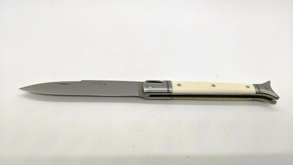 Navaja de Bolsillo Plegable D. Ponson Rara Chatellerault Personalizada Única en Su Clase con Bolsa Foto 1 de 4