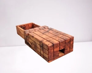 Secret Opening Wood Box,hidden lock box, puzzle box, Puzzle box, Christmas Box. - Picture 1 of 4