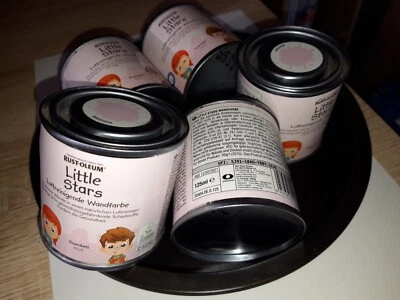 5 x 125ml Little Stars  ROSENBETT matt  Luftreinigende Wandfarbe Rust-Oleum  - Bild 1 von 2