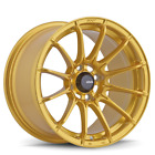 15" Konig 39G Dial In 15x7 4x100 Gloss Gold Wheel 35mm Rim