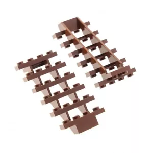 2x Lego Stairs Ladder 7x4x6 Red Brown Harry Potter Set 10182 4211282 30134 - Picture 1 of 1