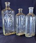 Collection of 3 Vintage 'Boots the Chemist' apothecary bottles