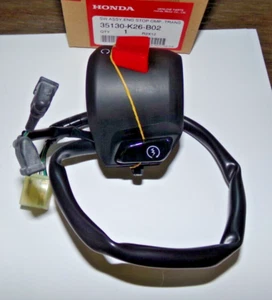 HONDA GROM 125 START BUTTON, ON/OFF RUN RIGHT SIDE HANDLEBAR SWITCH,THROTTLE HOU - Picture 1 of 4