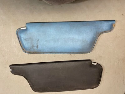 1969 dodge charger sun visor pair b-body BUDGET RAT ROD NEEDS fix STOCK PICS 70 - Image 1 of 4