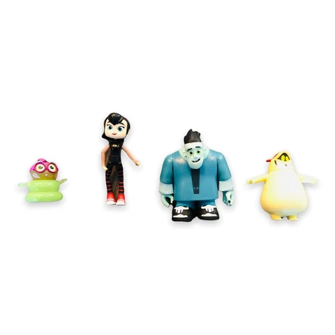 Hotel Transylvania Lot of 4 Mavis Figure Monsters Hank Pedro Wendy Ghoul Gang Cover