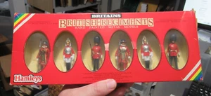 Gran Bretaña Hamleys 6 Blackwatch Regimiento Pipers Metal Juguete Soldado Figuras Británicas - Imagen 1 de 10