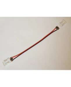 Tape to tape universal connector 2-pin 8mm pcb 150mm wires no soldering - Picture 1 of 2