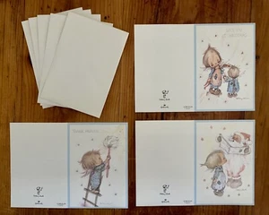 Hallmark Betsey Clark Angel Holiday Unused Christmas Cards w/ Envelopes Lot Of 5 - Picture 1 of 8